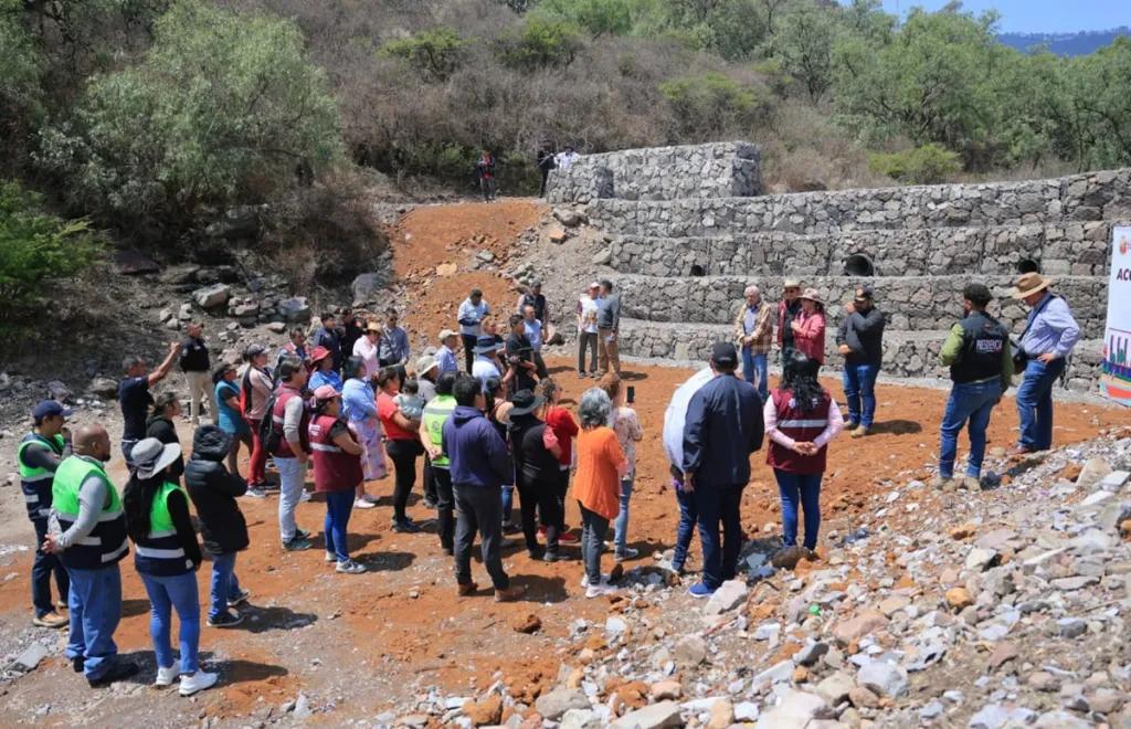 Reconstruyen infraestructura pluvial en San Andrés de La Cañada