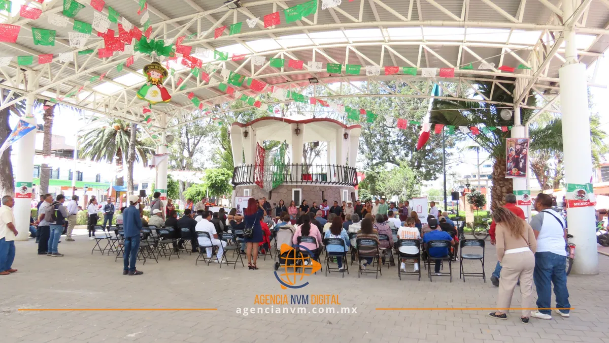 Inician remodelación del jardín comunitario de Pentecostés