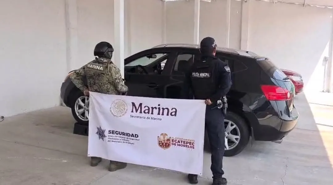Detectan vehículos robados en Centro de Compra Segura en Ecatepec