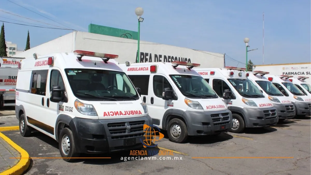 Refuerza Edomex atención de emergencias con nueve ambulancias