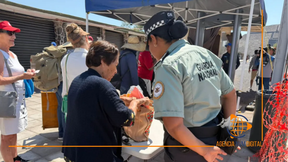 Refuerzan seguridad en Teotihuacán con filtros y nuevas restricciones tras ataque
