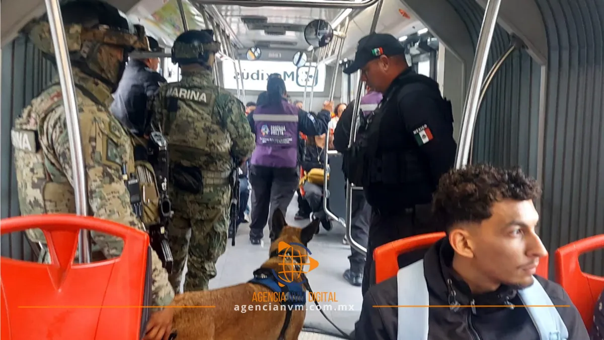 Despliegan operativo especial en Mexibús para proteger a pasajeros