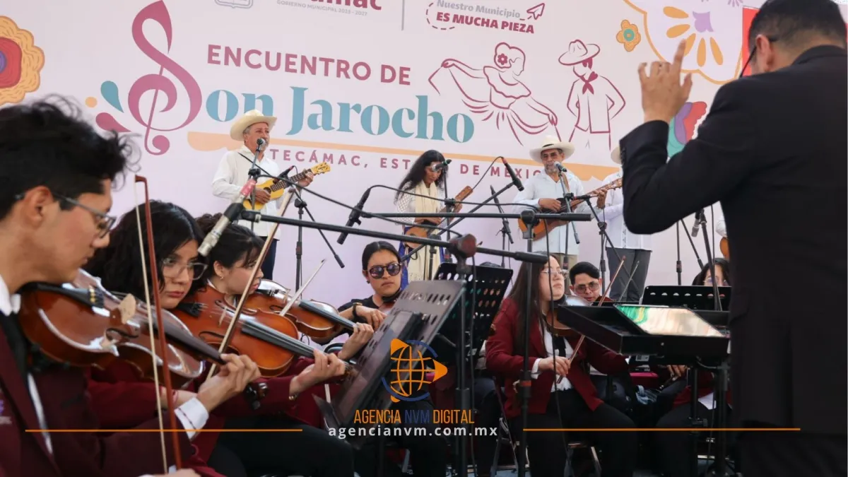 Presenta Tecámac ensamble de Son Jarocho por aniversario