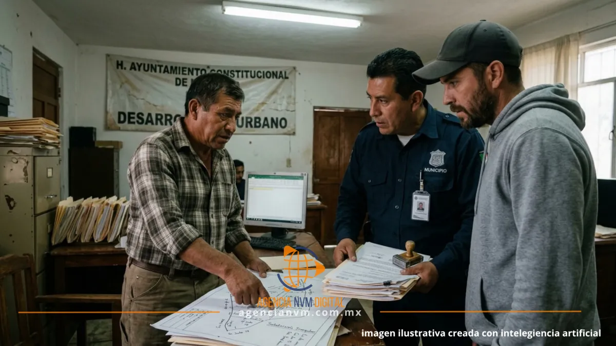 Denuncian presunta red de despojo de terrenos en San Martín de las Pirámides