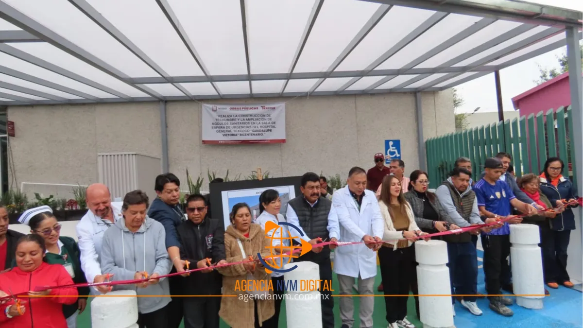 Entrega Ayuntamiento de Texcoco techumbre en Hospital Guadalupe Victoria  