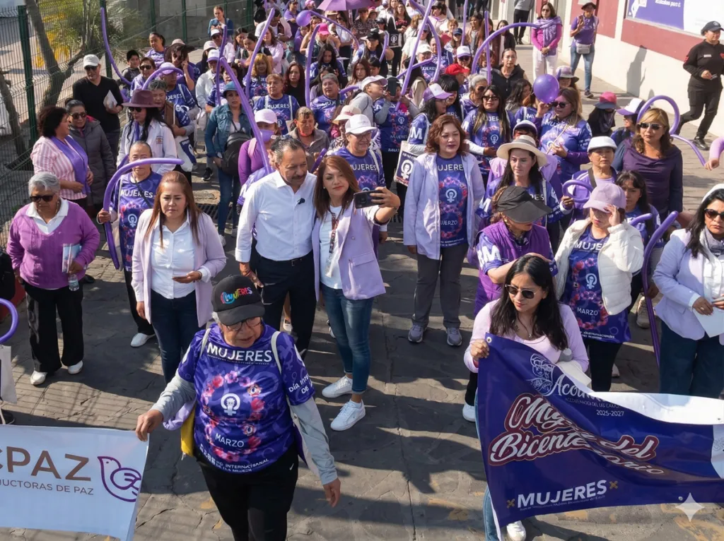 Unen esfuerzos Teotihuacán y Acolman en jornada por el 8M